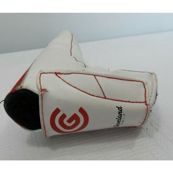 Cleveland Golf VP Visual Performance Putter Headcover Blade Head Cover White Red - Picture 3 of 6